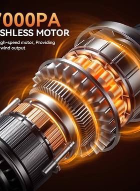 车载PZZ吸尘器无线数显一件尘吸吹一体手持迷你倒便吹尘抽气携吸