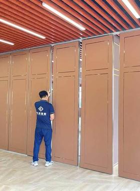 美术馆移动门板吊轨展屏TTQ风隔断移可拐弯移动活动隔断墙隔麻布