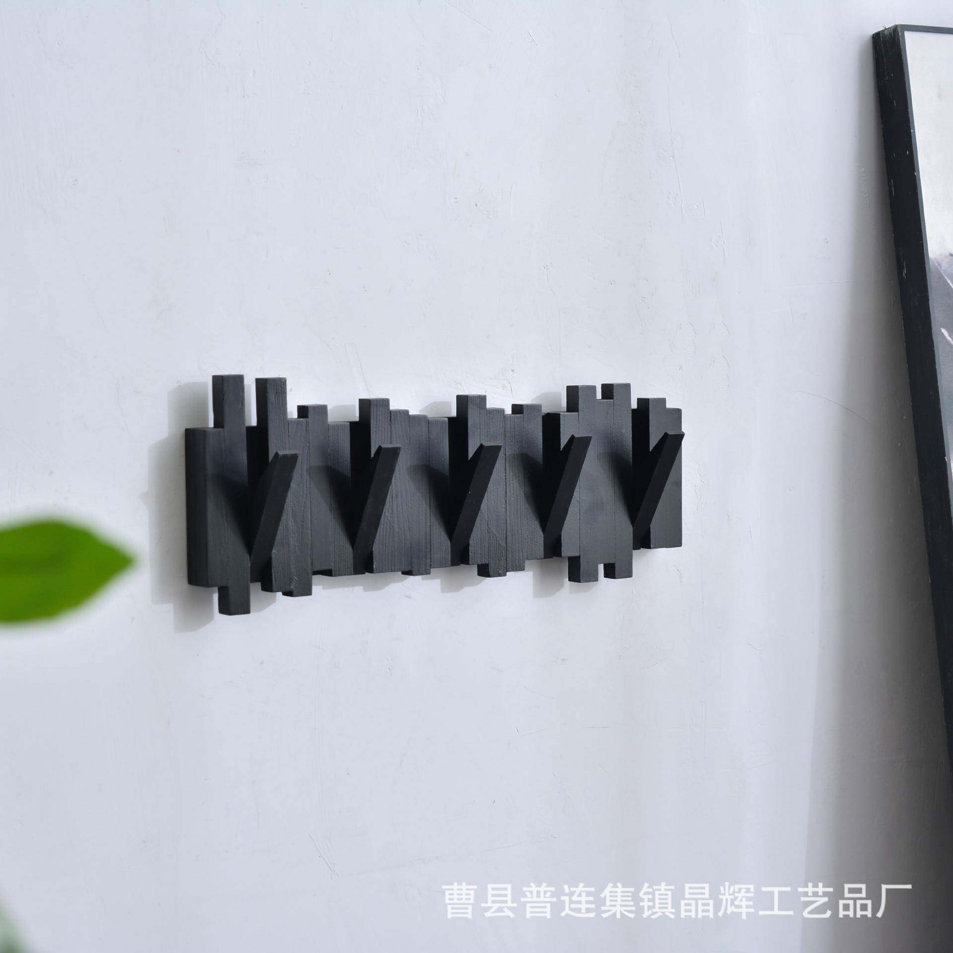 木钩桩造型多挂组挂钩衣帽衣挂钩欧式墙壁x6.19挂卧室装饰门后架