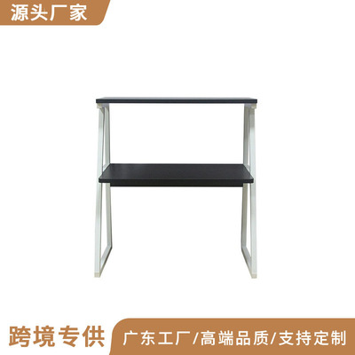 实木置物架多功能双层台面打印复印机展示架多层收纳办公家用架子