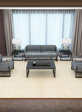 办公家具办公沙发简约现代布艺发会YDZ茶沙几个布性客进口艺