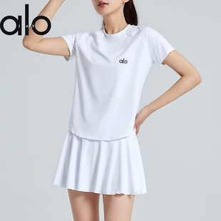 ALOJAY夏季新款运动套装高颜值速干健身网球短裙跑步瑜伽服女夏