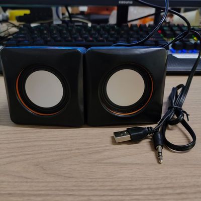 台式电脑小音箱笔记本迷你音响桌面便携小喇叭USB有线3.5接口喇叭