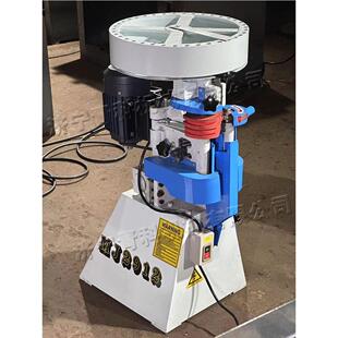 小型圆木条自动切断机 直斜纹木棒切割倒角机 木工高速木榫旋切机