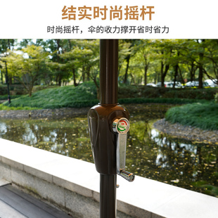 中柱伞户外遮阳伞桌椅带伞庭院伞室外别墅露N天商用沙滩遮阳伞摆