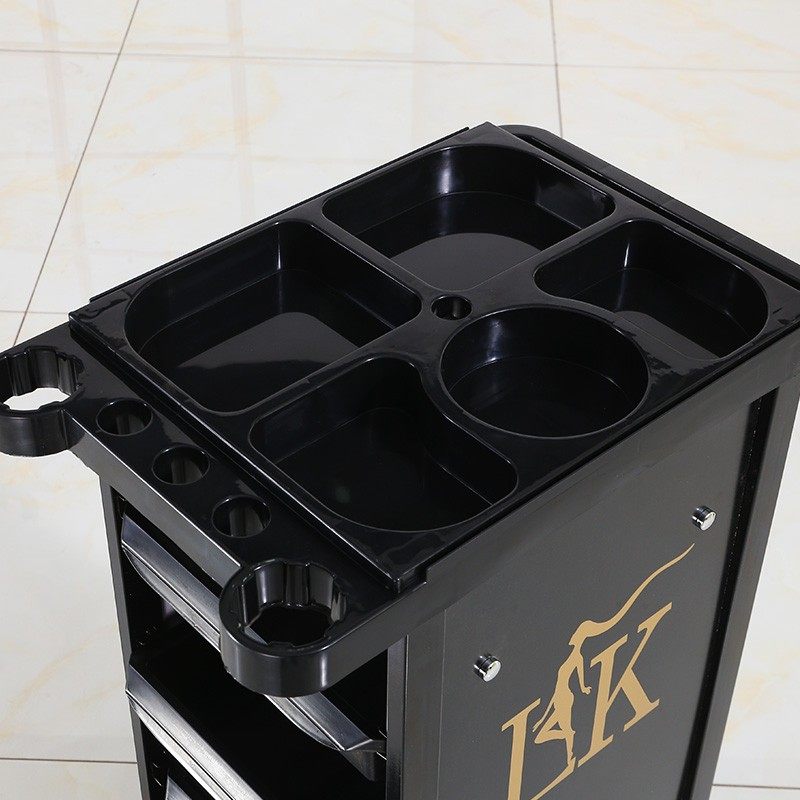 复古美发车发廊手推车杠车特价包邮美容小推车理发店.烫染工具车
