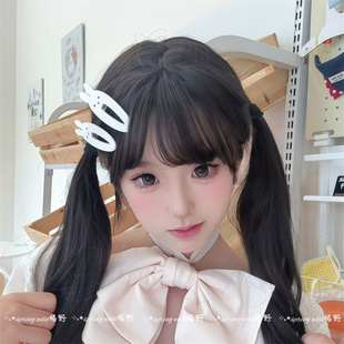 甜美镂空yk2可爱兔子发夹女少女感侧边刘海夹小众学生发卡发饰品