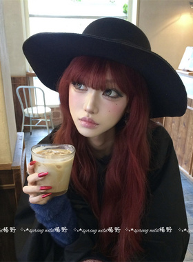 法式赫本风黑色蝴蝶结礼帽高级感气质复古英伦风大檐爵士渔夫帽帽