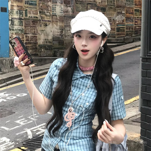 千禧辣妹粉色音符翅膀项链y2k甜酷亚文化吊坠锁骨链小众高级颈饰