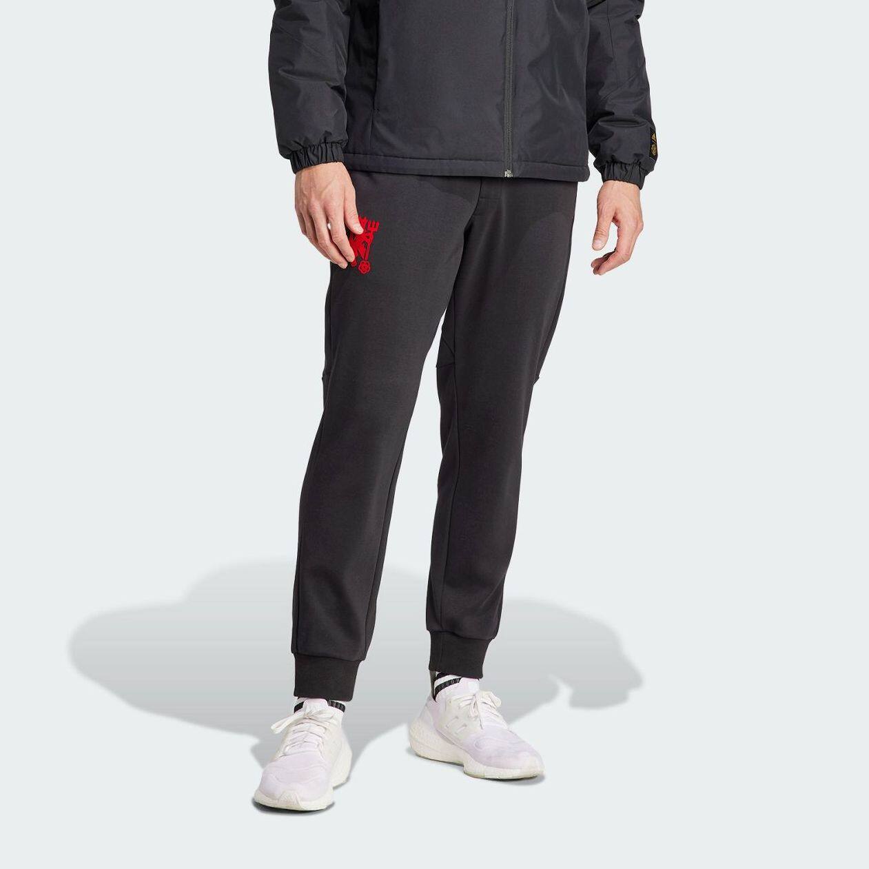 Adidas/阿迪达斯 男子 UNITED 曼联足球休闲文化运动裤 IP9183