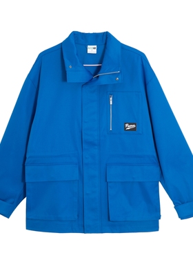 puma/彪马 男女宽松翻领舒适运动风衣外套夹克 621663