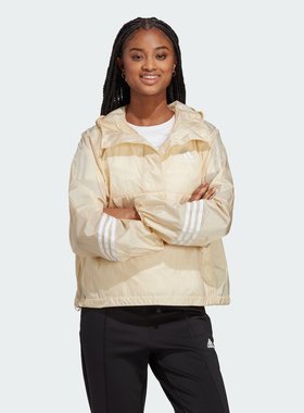 Adidas/阿迪达斯 女子户外运动休闲连帽夹克外套 HT8719