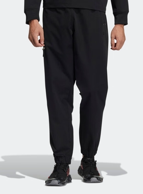 adidas/阿迪达斯 三叶草男子宽松梭织束脚运动长裤 HL6496