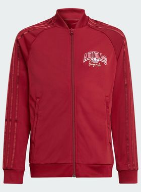 Adidas/阿迪达斯 大童美式复古风经典运动夹克外套 IJ0758