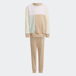 Adidas/阿迪达斯 大童亲子款COLORBLOCK运动长袖套装 HK9820