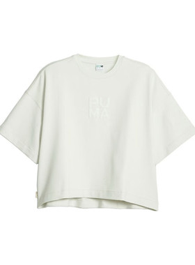 puma/彪马 女子 INFUSE Relaxed Tee 运动休闲短款短袖T恤 623479