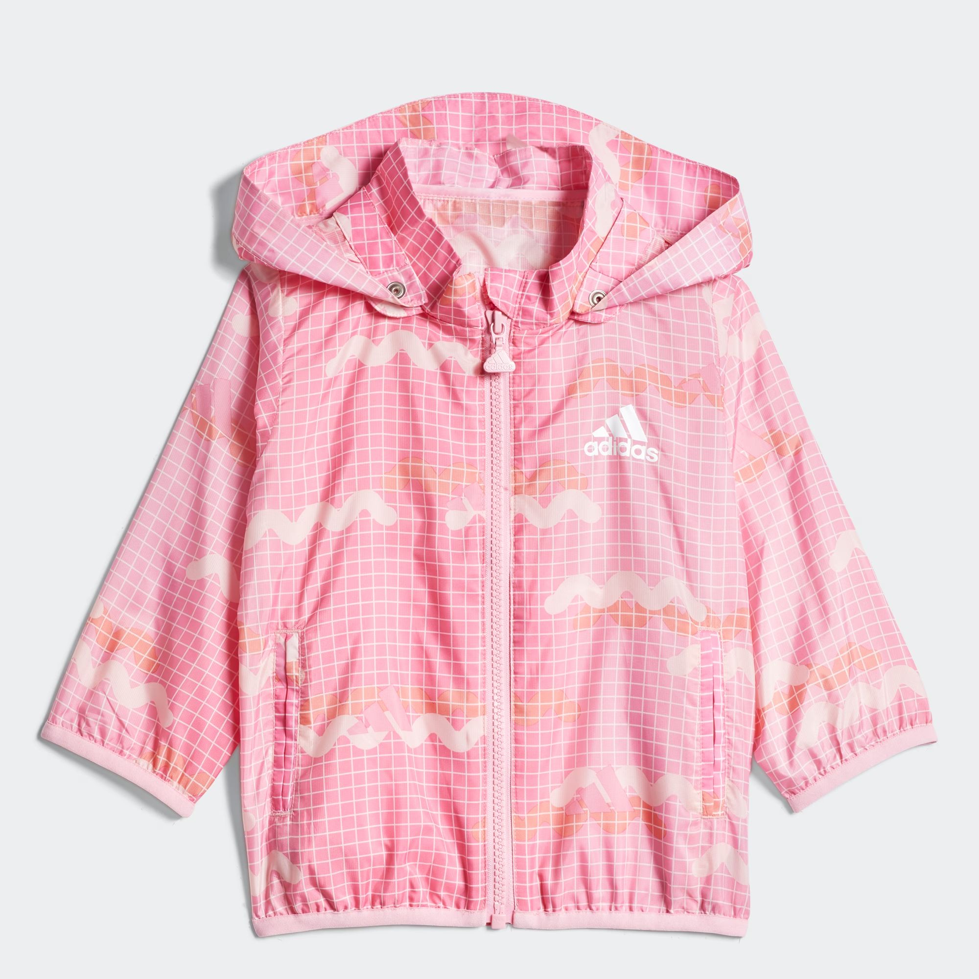 Adidas/阿迪达斯 儿童WINDBREAKER抗风梭织运动夹克外套 GP0356