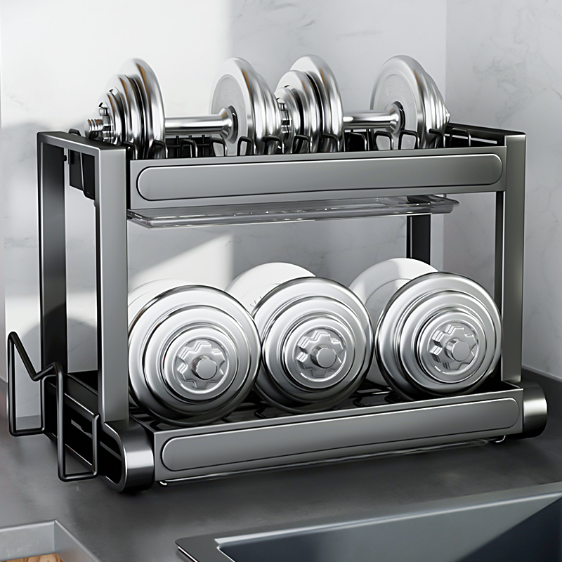 厨房碗架沥水f架碗柜置物架家用台面多功能放碗盘碗筷碗碟收纳架