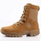 超轻新款 作战训靴超轻高帮棕色防水训练靴防穿刺S耐磨沙漠户外靴