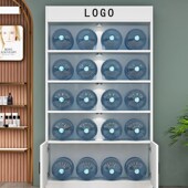 玻璃展示柜产品陈列架化u妆品货柜样品展柜带锁美容院礼品柜子