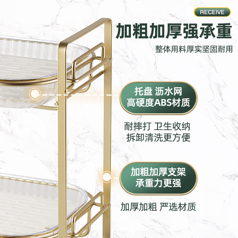 碗架双层简易e沥水碗碟架放碗筷盘子收纳厨房家用洗碗水槽置物架