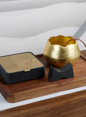 山百集随形紫铜水丞o水滴砚滴文房四宝砚台加水水盂家居摆件