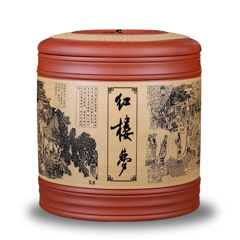 紫砂茶叶b罐 七饼灌 普洱茶缸 醒茶罐 大号 纯手工 精品 热销包邮
