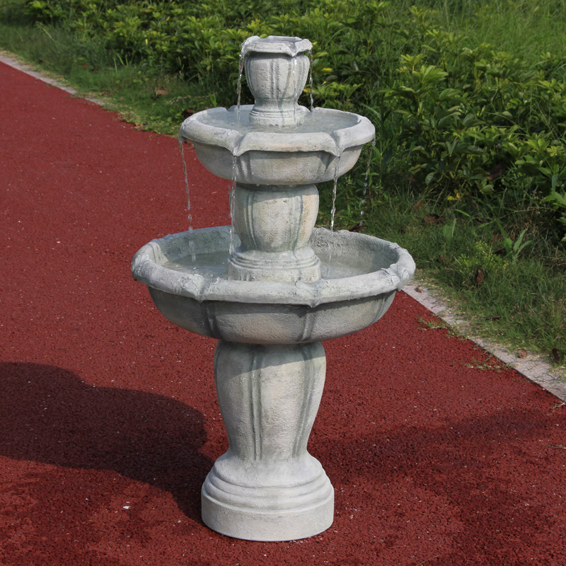 欧式花园流水喷泉庭院阳台w落地水景假山鱼池喷水池造景装饰摆件,家居饰品,装饰摆件,淘宝优惠券,粉丝福利购,淘宝优惠卷