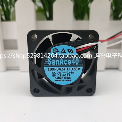 SanAce40 109P0424H7D28/D08/D20/D27/D30 24V 4CM机床变频器风扇