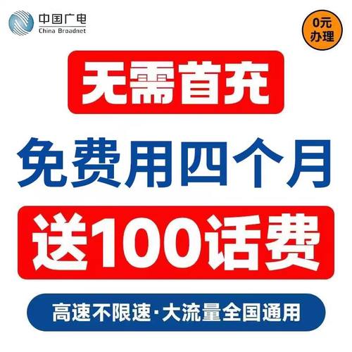 免费用4个月，送100话费