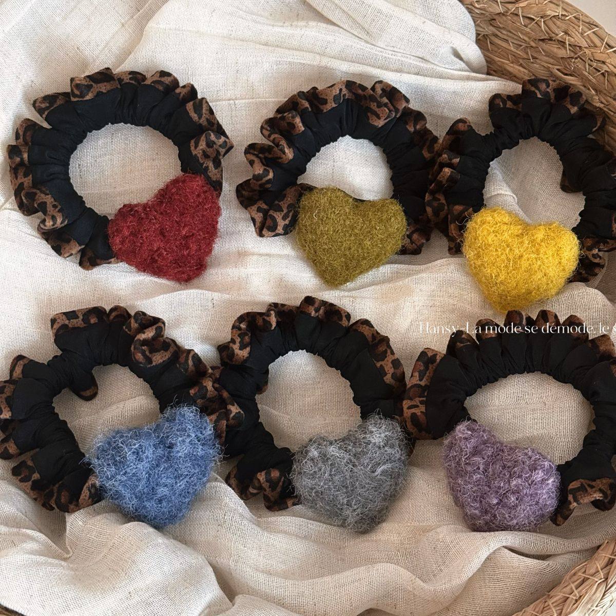 复古花边豹纹爱心发圈女高级感羊毛毡发绳高弹力皮筋扎发女士头饰,饰品/流行首饰/时尚饰品新,发饰,淘宝优惠券,粉丝福利购,淘宝优惠卷