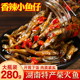 农家柴火鱼下饭菜湖南特产麻辣小鱼仔下酒菜辣椒小鱼干零食小吃