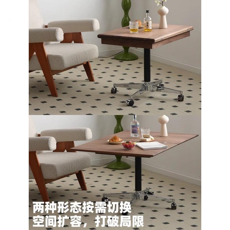 茶升客降几餐桌两用PSW多功可移动厅家用沙发边几小户型茶能台桌