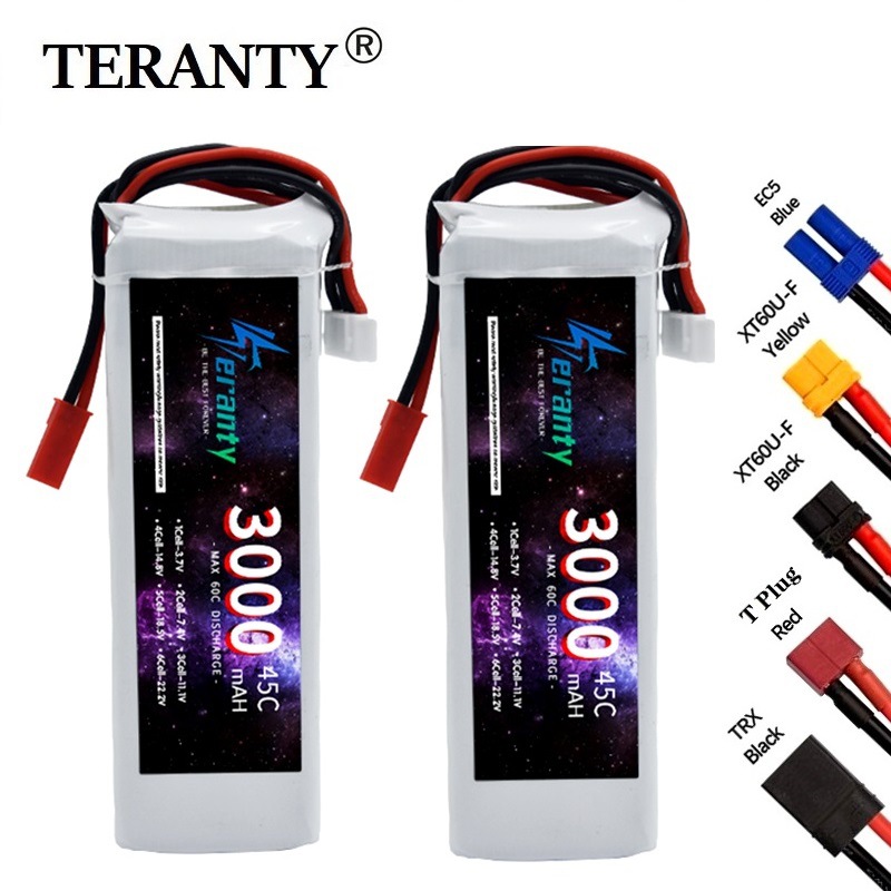 航模电池11.1V3000mAh3S锂电池无人机车模船模充电模型玩具