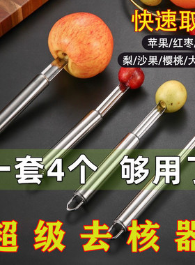不锈钢山楂去核器水果取芯工具