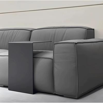 意式极简沙发边几设计师客厅边几C型角几创意沙发角几移动床边桌