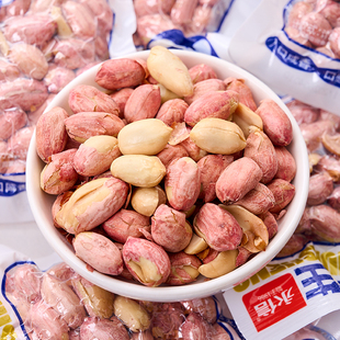 永信烤花生原味带壳五香咸味花生米下酒菜零食小吃休闲年货批发