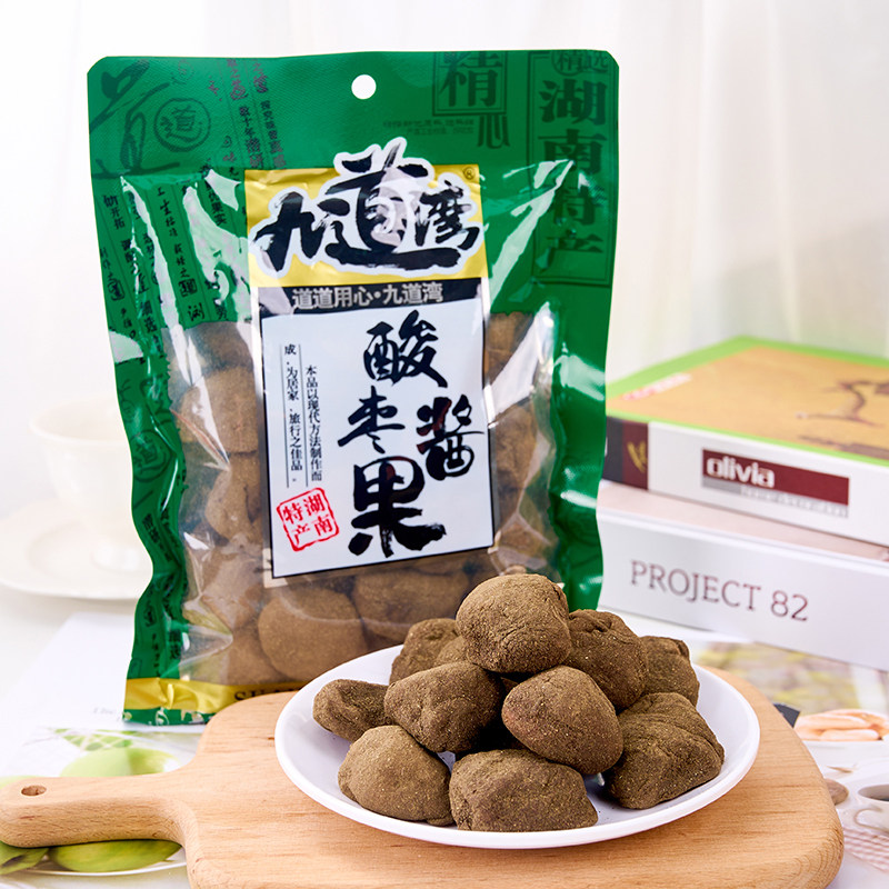 九道湾原味酸枣糕酸枣粒酱果五眼果湖南特产儿时怀旧开胃解馋零食
