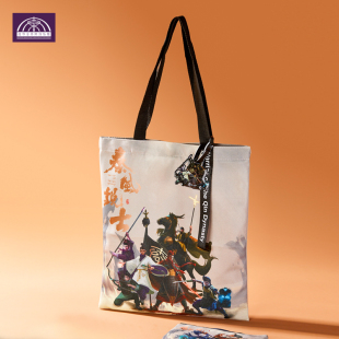 秦风锐士帆布袋出行旅游购物袋创意礼品外出通勤大容量便携手提袋