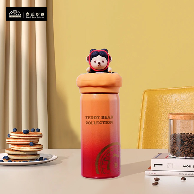 秦始皇兵马俑博物馆联名不锈钢高颜值可爱保温水杯礼物西安文创