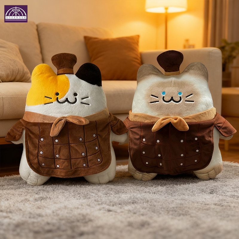 秦始皇兵马俑博物馆联名兵猫俑抱枕朕的毛绒西安文创万物喵伴手礼