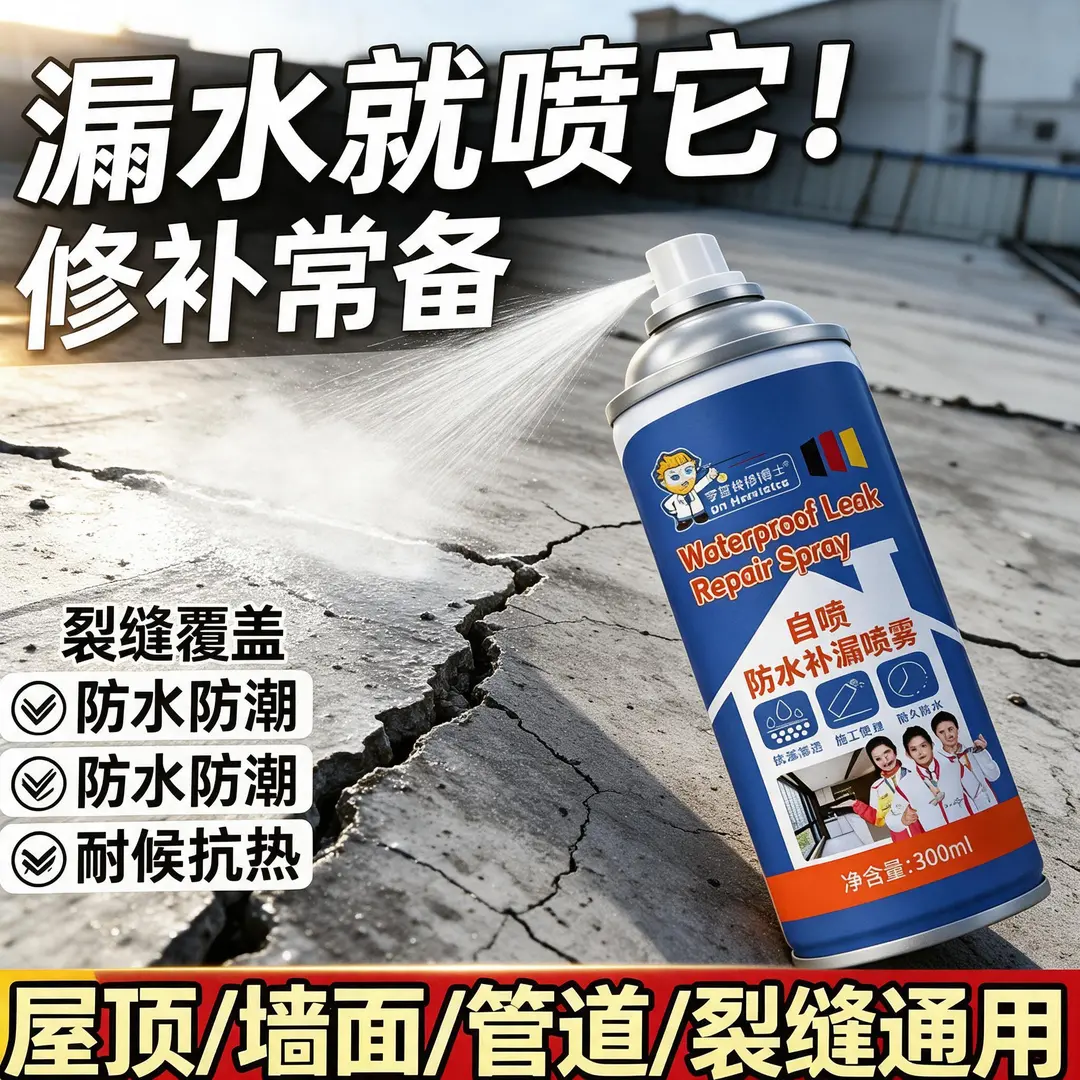亨里埃特博士自喷防水补漏喷雾