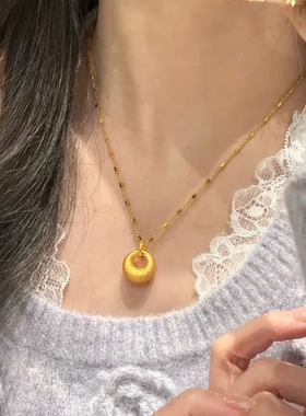 铜合金项链星光链平安扣时尚百搭