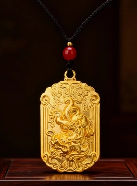 合金吊坠爆款金色貔貅吊坠气质