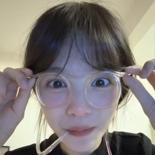 网红儿童成人搞怪喝水眼镜吸管