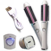 无线充电卷发梳短发打理神器迷小型便携造型梳防烫蓬松内扣卷发棒