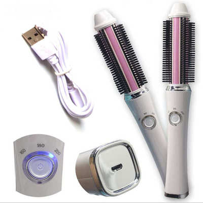 无线充电卷发梳短发打理神器迷小型便携造型梳防烫蓬松内扣卷发棒