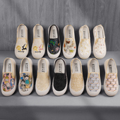 女2026新款 洋气透气厚底帆布鞋 夏季 开车老北京布鞋 轻便渔夫鞋 布鞋