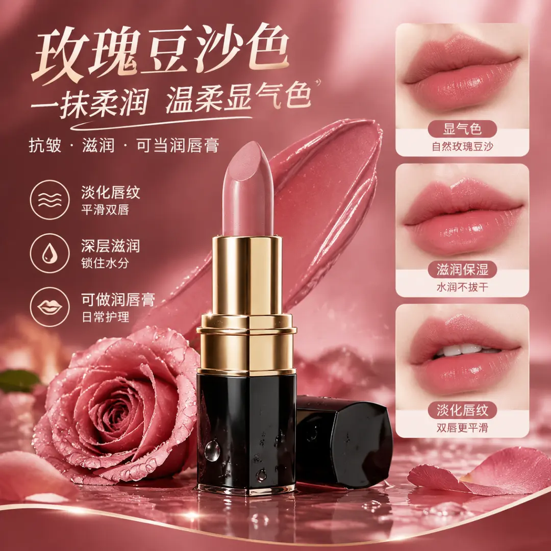 澳楠时光印记抗皱精华口红显白