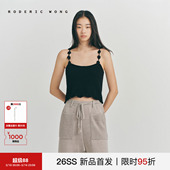 手工钩针花朵吊带时尚 新款 减龄绝美内搭背心 WONG2026春季 RODERIC